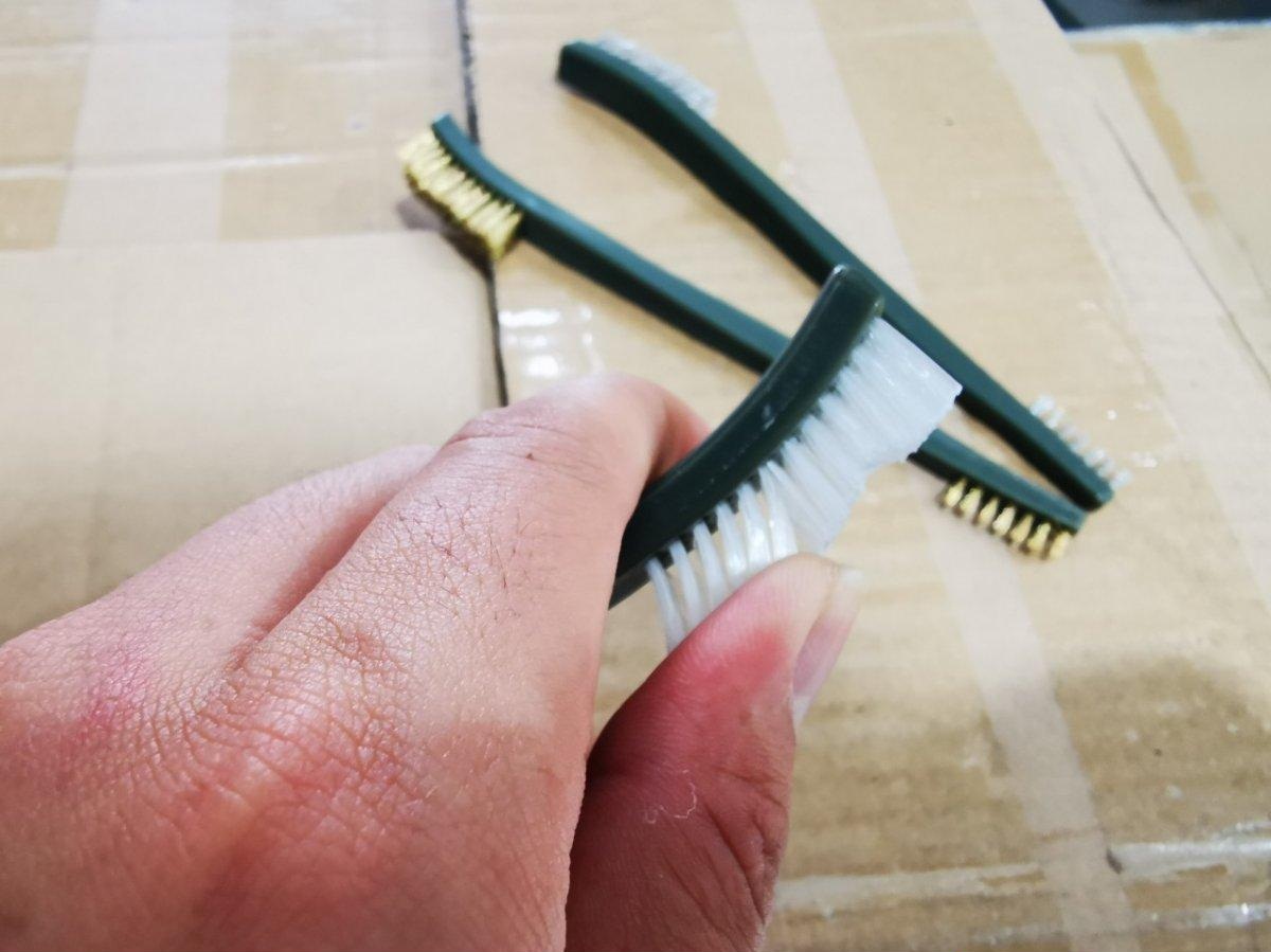 Bộ 3 Bàn Chải 2 Đầu Đa Năng, Bàn Chải Đánh Lốc Máy
