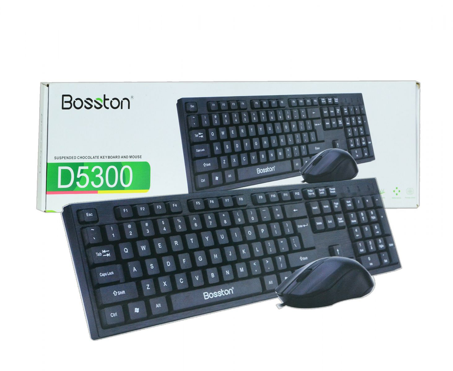 Bộ Chuột Và Bàn Phím Có Dây BOSSTON D5300 Bộ Chuột Và Bàn Phím Có Dây BOSSTON D5300