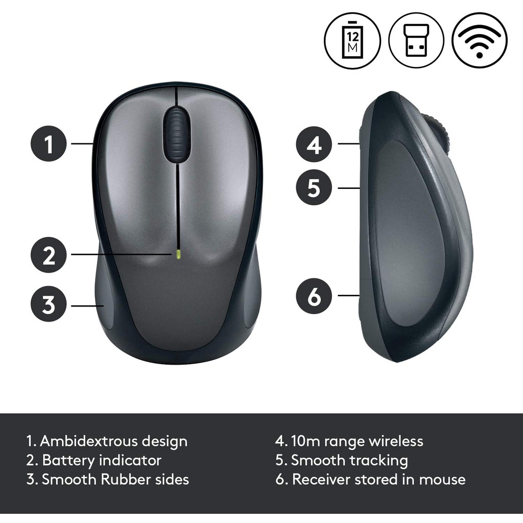 Chuột Không Dây Laser Wireless M235