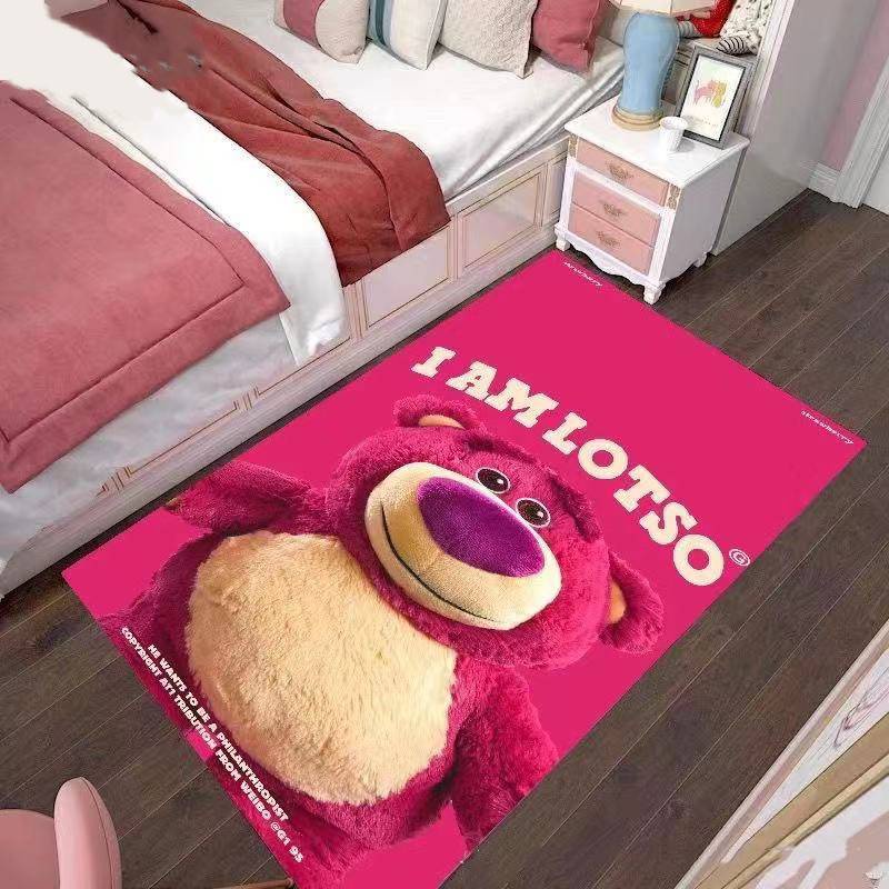 Thảm Vuông Hình Gấu Đang Yêu 60X40Cm