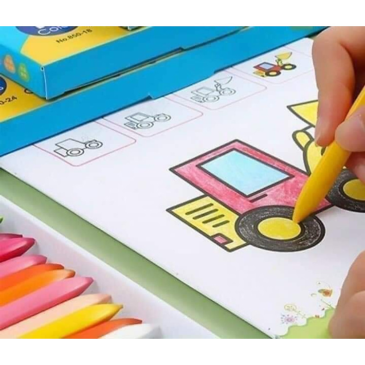 Bộ 24 Bút Màu Sáp Cho Bé