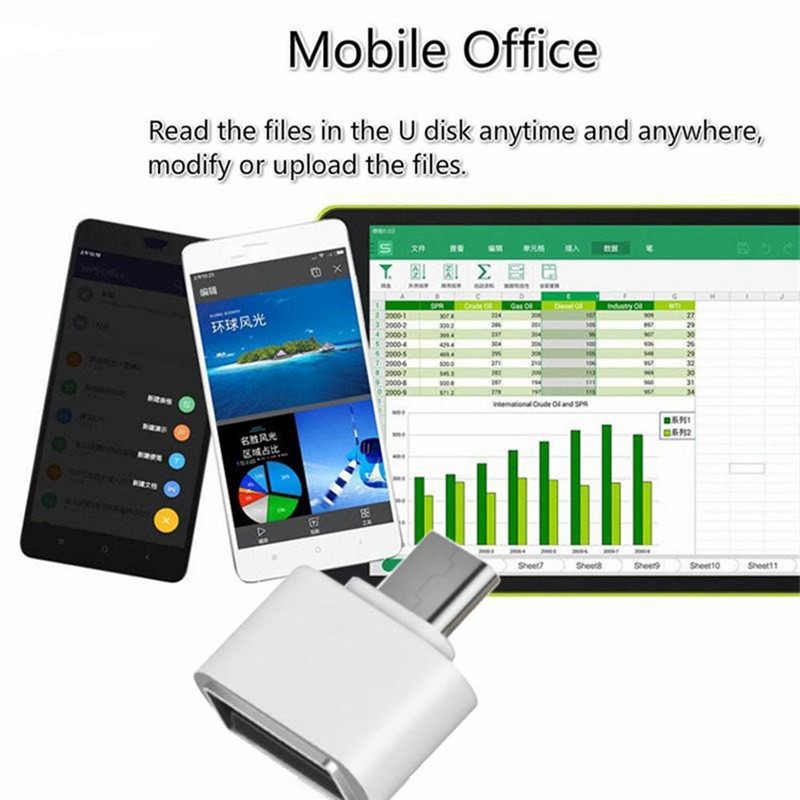 Bộ Chuyển Đổi USB Sang Type C Android V8 Bộ Chuyển Đổi USB Sang Type C Android V8