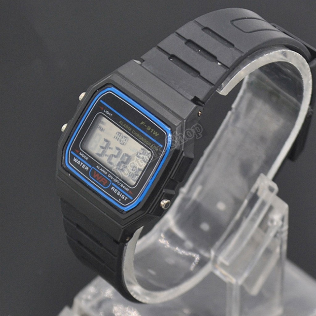 Đồng Hồ Điện Tử Đeo Tay WR  F-91W Huyền Thoại (Đen)