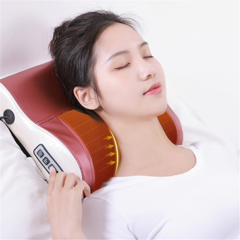 Gối Massage Vai Gáy Cột Sống 30X20X9Cm