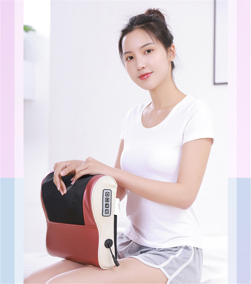 Gối Massage Vai Gáy Cột Sống 30X20X9Cm