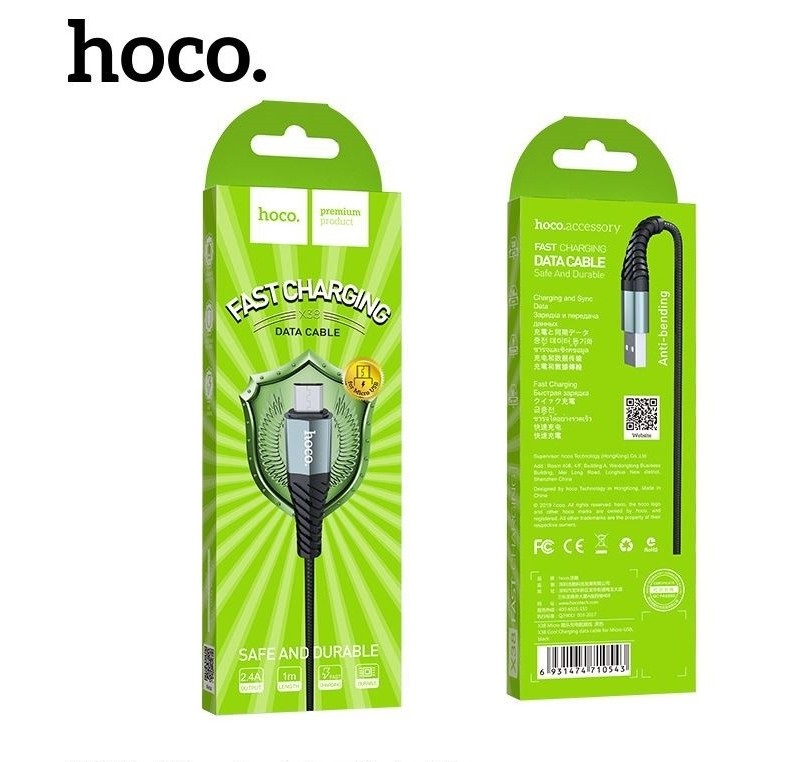 Cáp Sạc Nhanh Hoco X38 Micro 2.4A