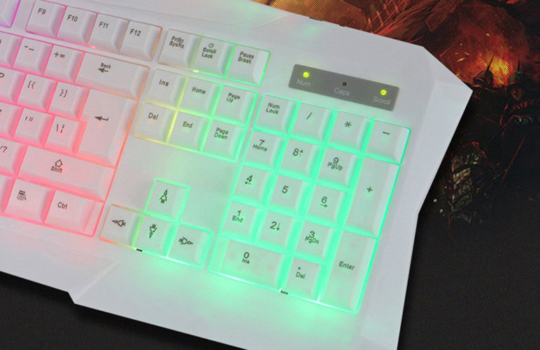 Bộ Chuột Và Bàn Phím Chuyên Game Có Led BOSSTON 837
