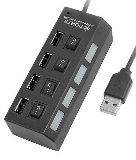 Hub Usb 4 Cổng Đa Năng Có Công Tắc Hub Usb 4 Cổng Đa Năng Có Công Tắc