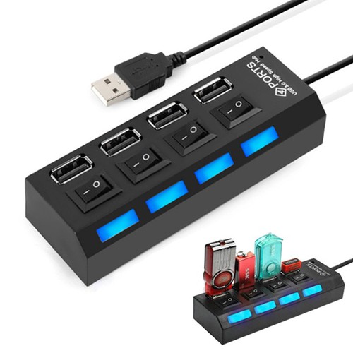 Hub Usb 4 Cổng Đa Năng Có Công Tắc Hub Usb 4 Cổng Đa Năng Có Công Tắc
