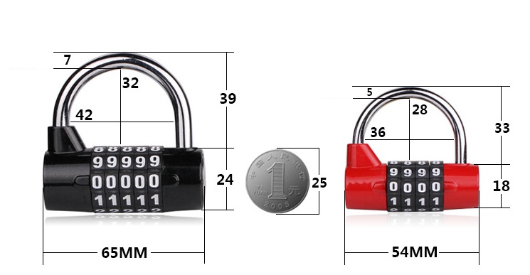 Ổ Khóa Chữ Số 5 Số Tiện Lợi