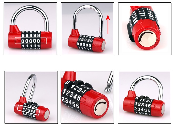 Ổ Khóa Chữ Số 5 Số Tiện Lợi