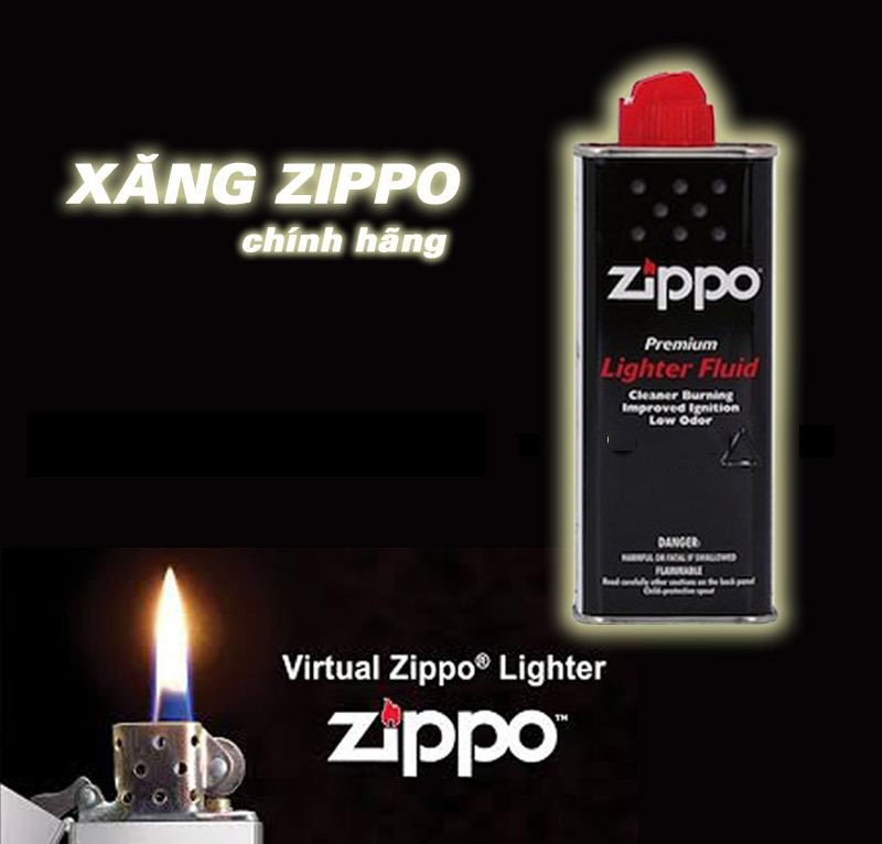Bình Bơm Cho Hộp Quẹt Zippo 133ml Cao Cấp