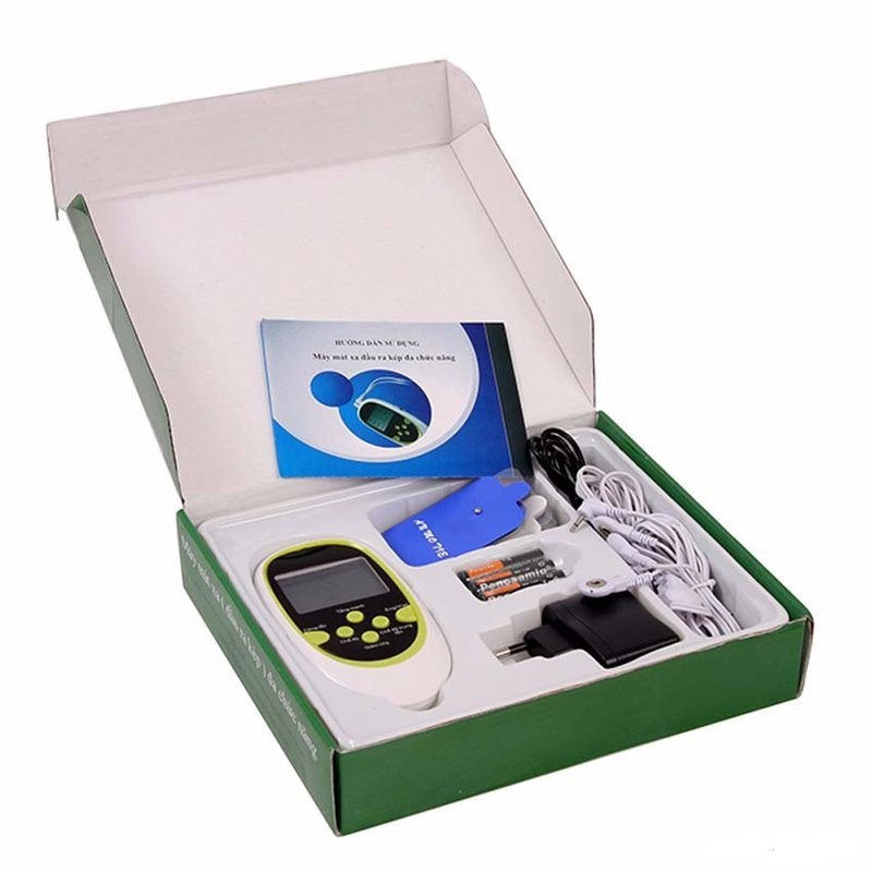 Máy Mát Xa Trị Liệu Xung Điện Kèm 8 Miếng Dán Đa Chức Năng Máy Mát Xa Trị Liệu Xung Điện Kèm 8 Miếng Dán Đa Chức Năng