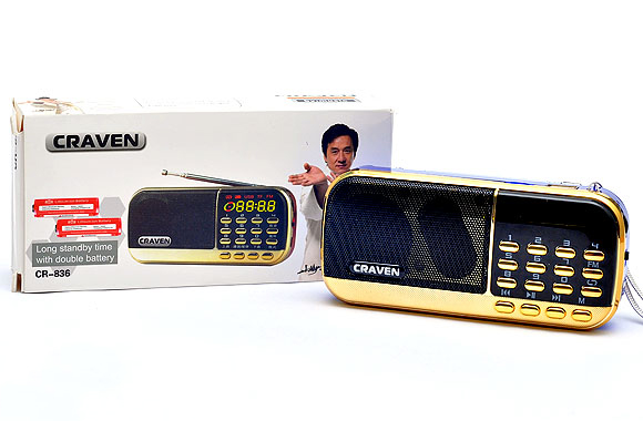 Loa Nghe Nhạc Usb Thẻ Nhớ Fm Craven Cr-836