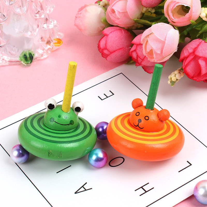 Dồ Chơi Gỗ Con Quay Hình Thú Cho Bé Dồ Chơi Gỗ Con Quay Hình Thú Cho Bé