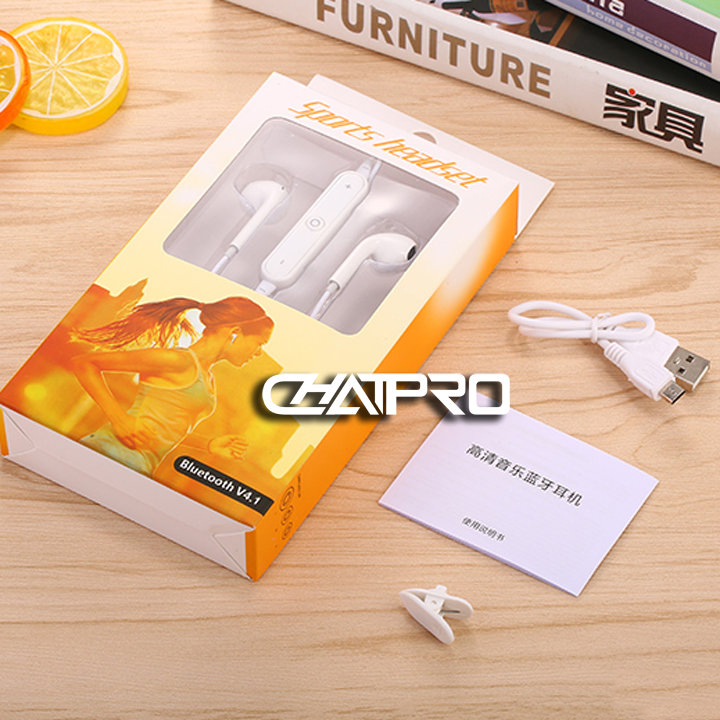 Tai Nghe Bluetooth Sport Amw S6 Kiểu Dáng Sành Điệu