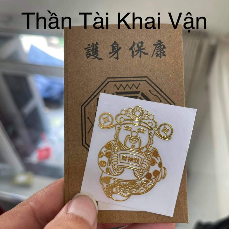 Miếng Linh Phù Chiêu Tài Lộc Dán Điện Thoại