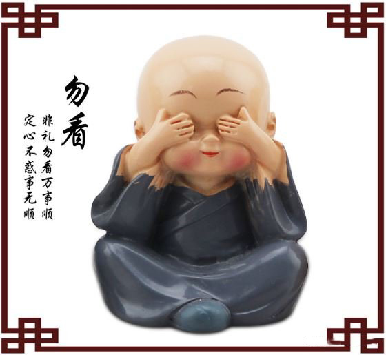 Bộ Tượng 4 Chú Tiểu 4 Không