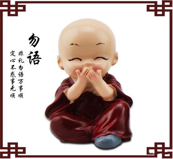 Bộ Tượng 4 Chú Tiểu 4 Không