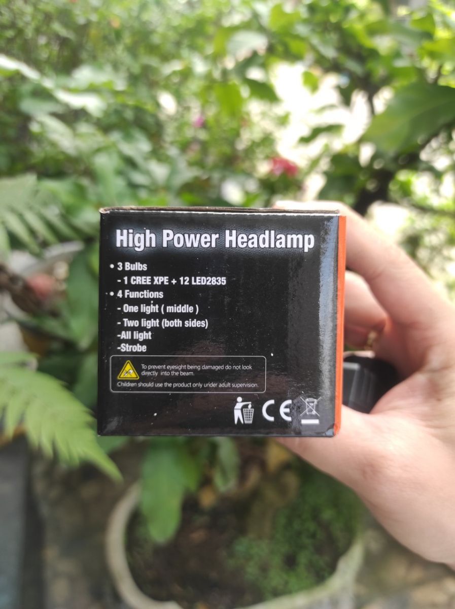 Đèn Pin Đội Đầu 3 Bóng Cree Xpe High Power Siêu Sáng Đèn Pin Đội Đầu 3 Bóng Cree Xpe High Power Siêu Sáng