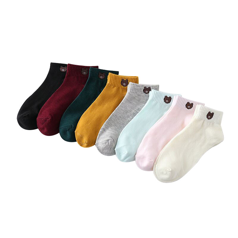 Combo 10 Đôi Vớ Lưới Ngắn Hình Gấu