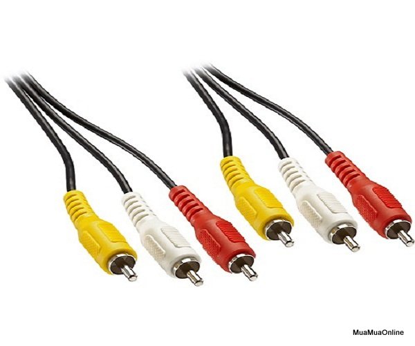 Dây Loa AV ( 6 Đầu RCA) Dài 1.5M Cao Cấp