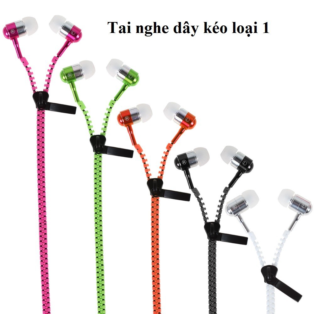 Tai Nghe Nhạc Dây Kéo Zipper Nghe Cực Hay