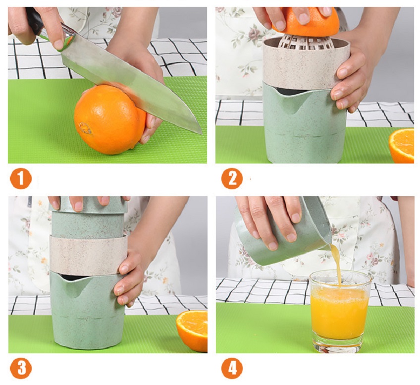 Bộ Ép Cam Lúa Mạch 600Ml Bộ Ép Cam Lúa Mạch 600Ml