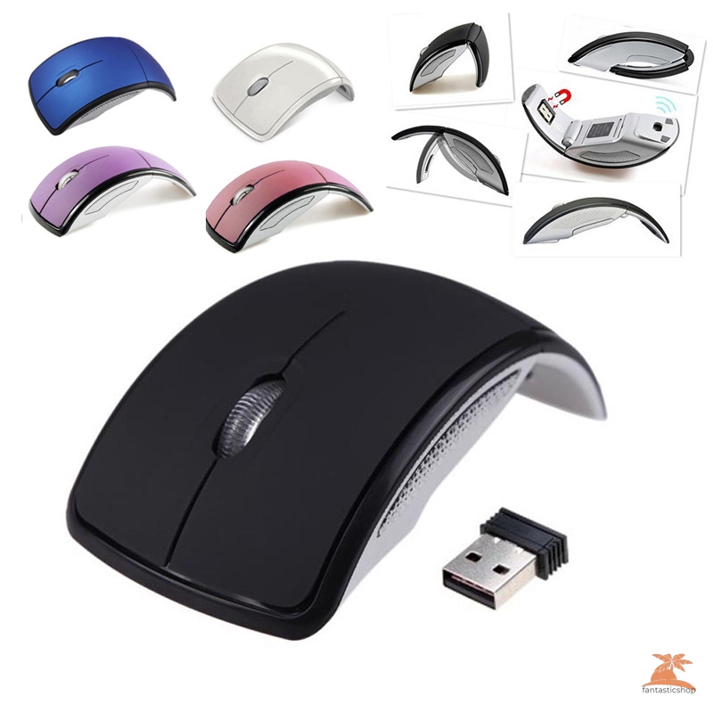 Chuột Gấp Không Dây Nhỏ Gọn