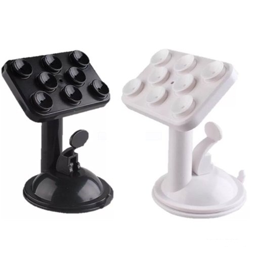 Đế Hít Điện Thoại Để Bàn, Xe Hơi Xoay 360 Độ 8 Chấu Đa Năng