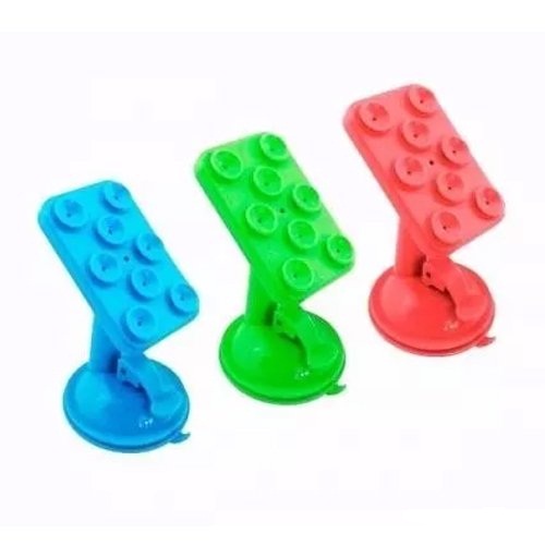 Đế Hít Điện Thoại Để Bàn, Xe Hơi Xoay 360 Độ 8 Chấu Đa Năng