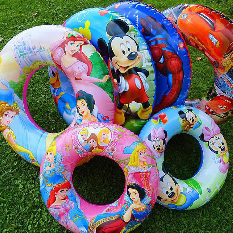 Phao Bơi Hình Tròn Họa Tiết Hoạt Hình Size 70cm