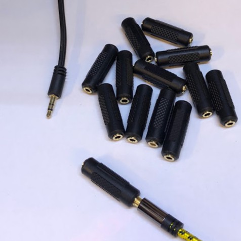 Đầu Nối Chống Nhiễu Jack 3.5mm 2 Đầu Âm
