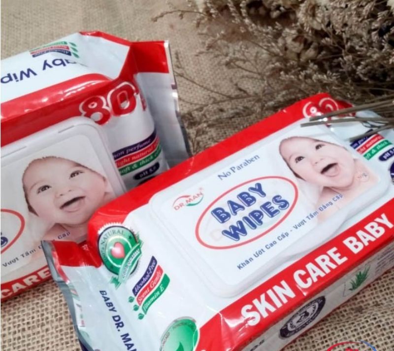 Khăn Giấy Ướt 80 Tờ Baby Wipes