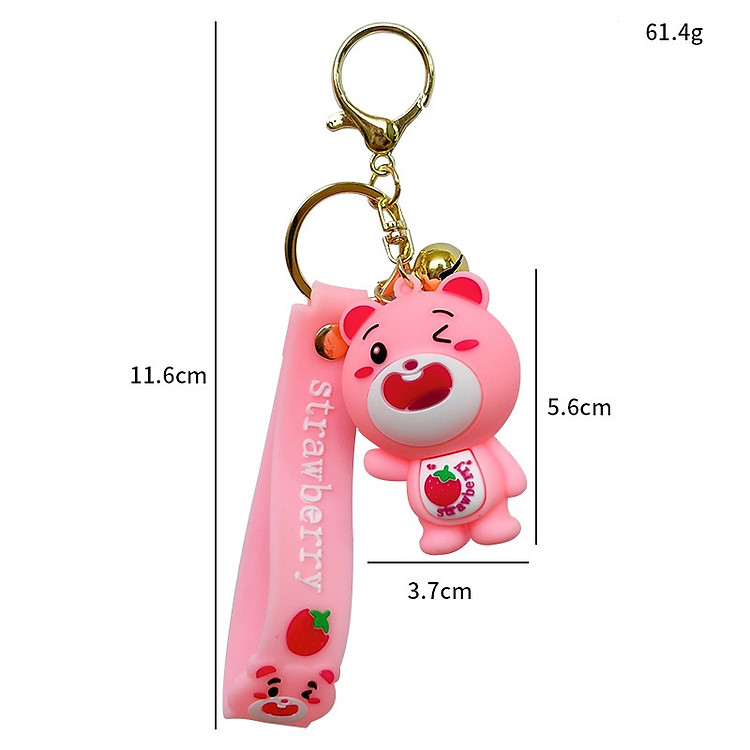 Móc Khoá Gấu Hồng