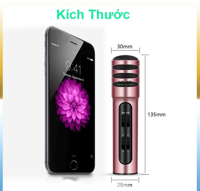 Micro Thu Âm Livestream 3 Trong 1 Cao Cấp