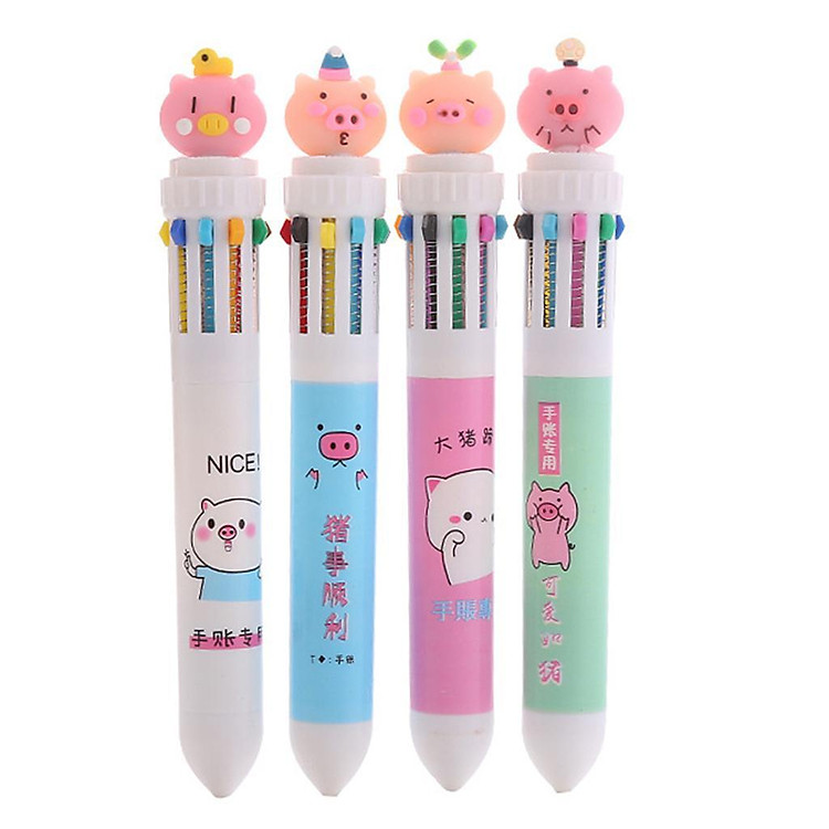 Bút Bi 10 Ngòi Hình Thú Bút Bi 10 Ngòi Hình Thú