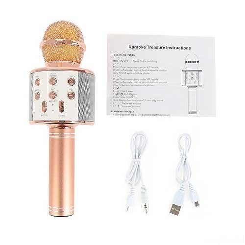 Micro Karaoke Bluetooth 3 Trong 1 Wster Ws-858