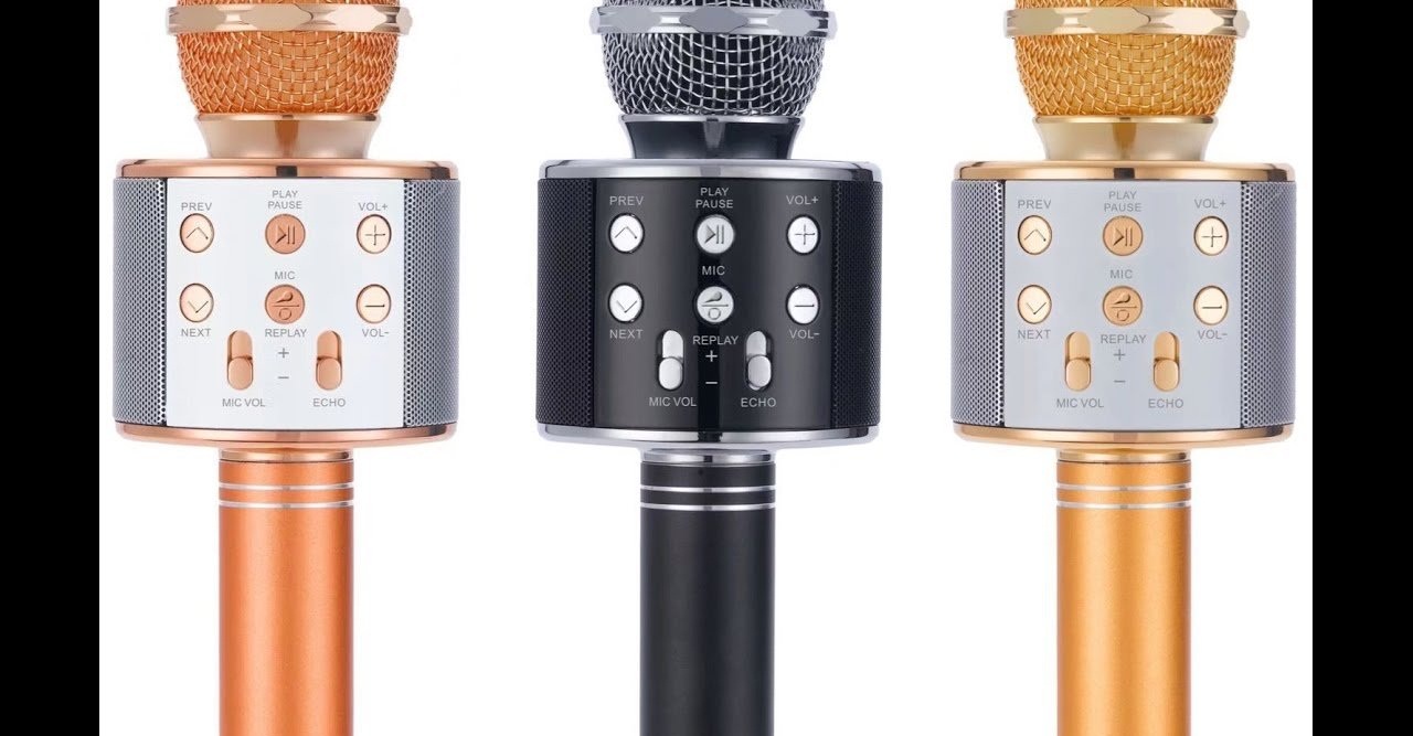 Micro Karaoke Bluetooth 3 Trong 1 Wster Ws-858