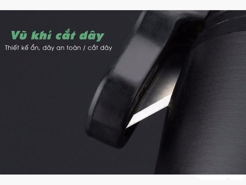 Đèn Pin Cứu Hộ 11 Chức Năng Dùng Pin Sạc Và Năng Lượng Mặt Trời Siêu Sáng