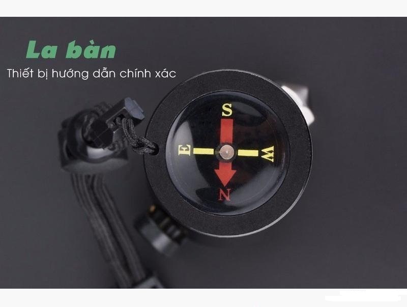 Đèn Pin Cứu Hộ 11 Chức Năng Dùng Pin Sạc Và Năng Lượng Mặt Trời Siêu Sáng