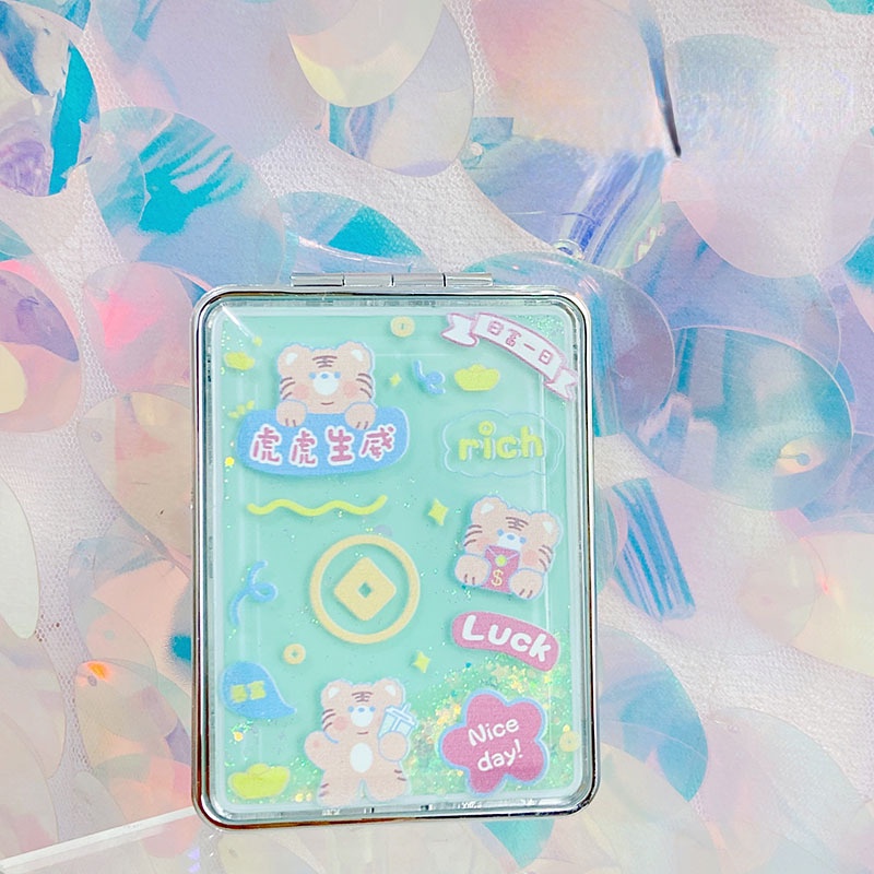 Gương Bỏ Túi Kim Tuyến Đáng Yêu