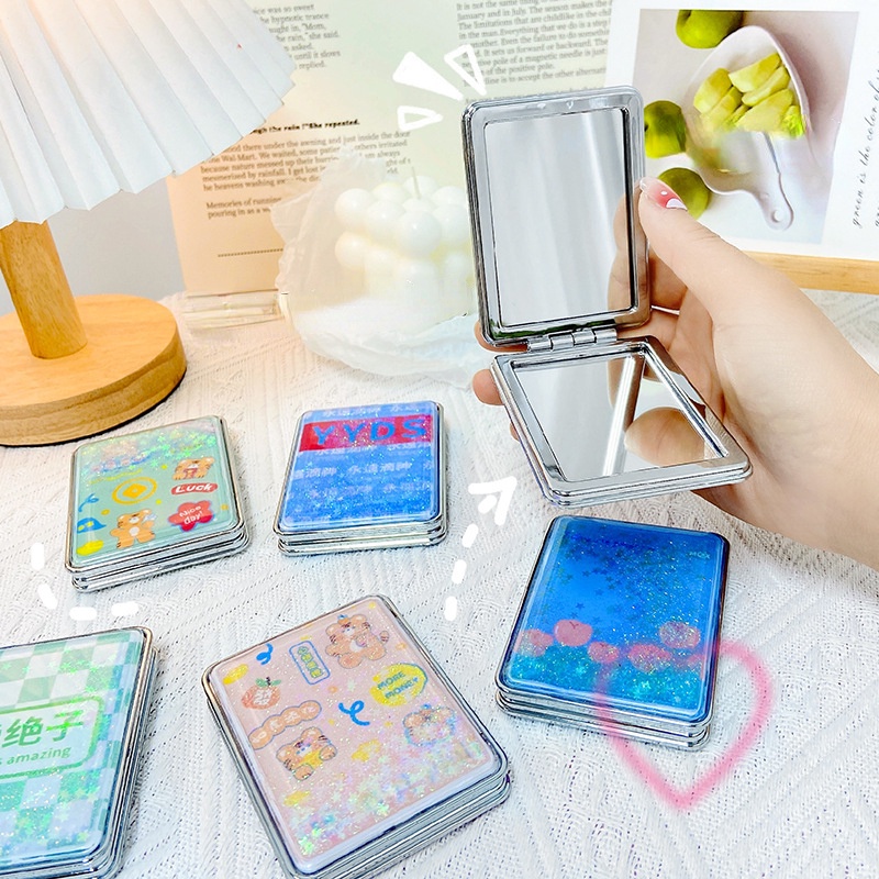 Gương Bỏ Túi Kim Tuyến Đáng Yêu