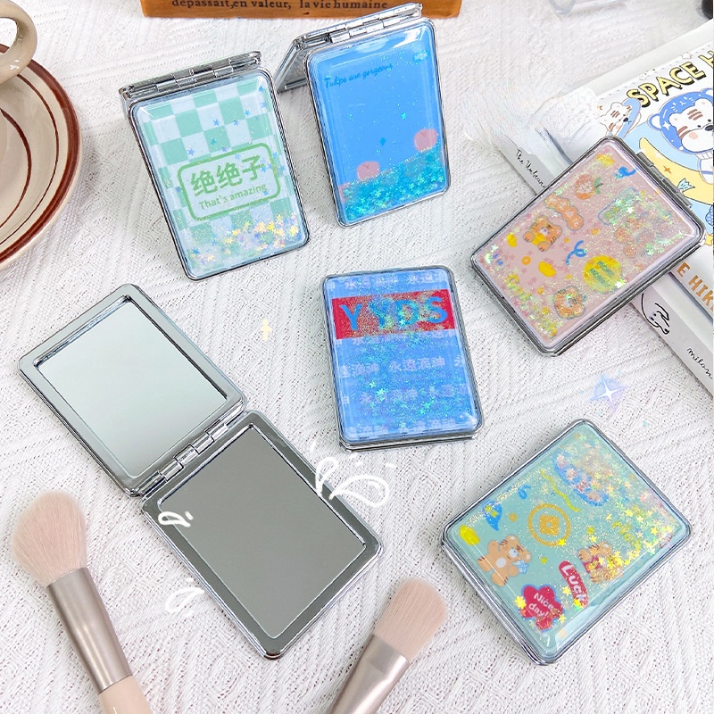 Gương Bỏ Túi Kim Tuyến Đáng Yêu