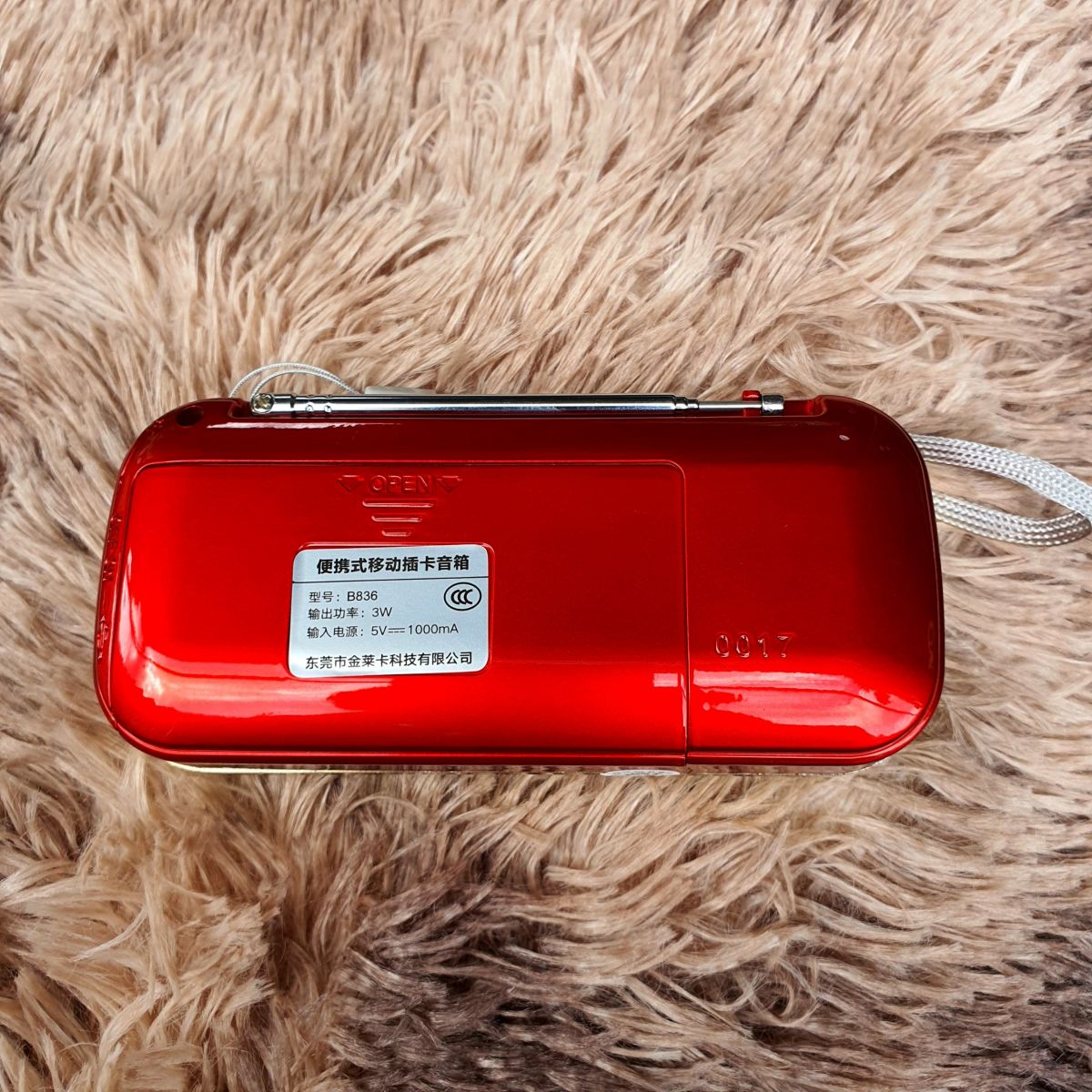 Loa Nghe Nhạc Usb Thẻ Nhớ Fm Cr-836