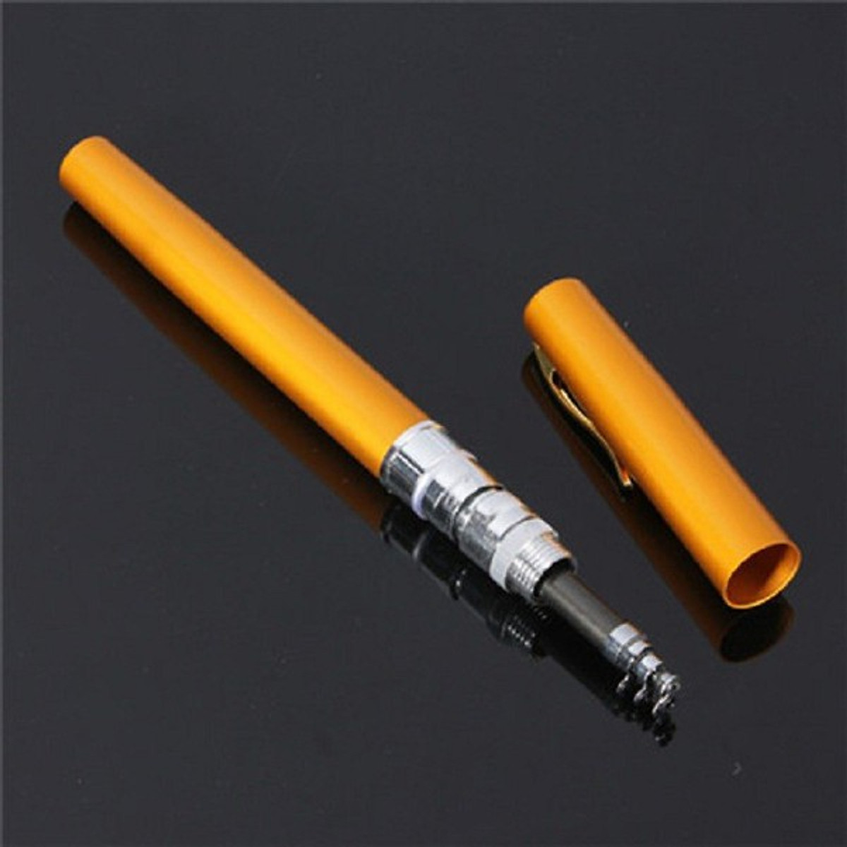 Bộ Cần Câu Cá Du Lịch Mini Dài 100Cm Hình Bút Bi Máy Ngang