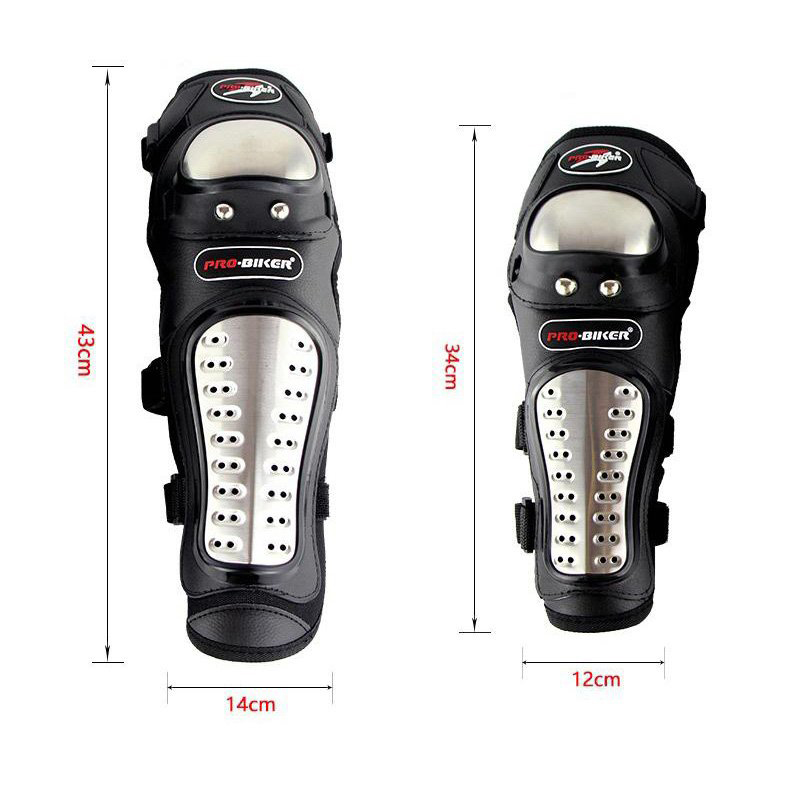 Đồ Bảo Hộ Tay Chân Đi Xe Máy Pro-Biker Inox Cao Cấp