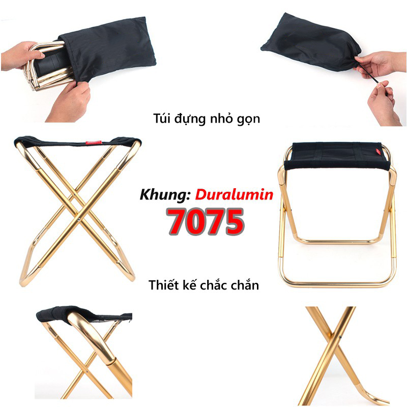 Ghế Du Lịch Xếp Gọn 7075