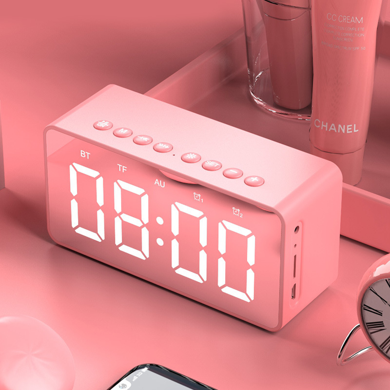 Loa Bluetooth Kèm Đồng Hồ Sang Trọng