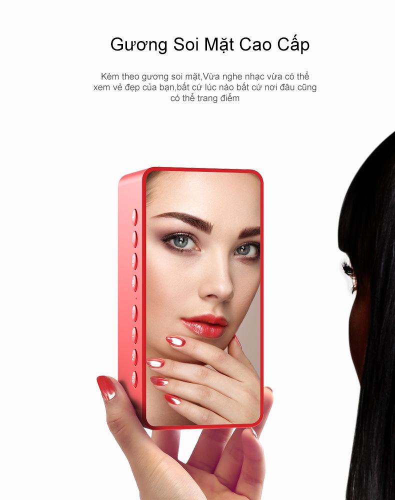 Loa Bluetooth Kèm Đồng Hồ Sang Trọng